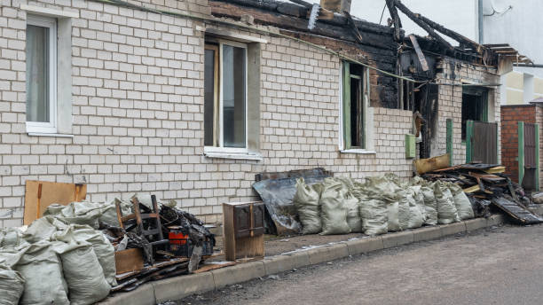Professional Fire Damage Assessment technician working in Mullica Hill, NJ